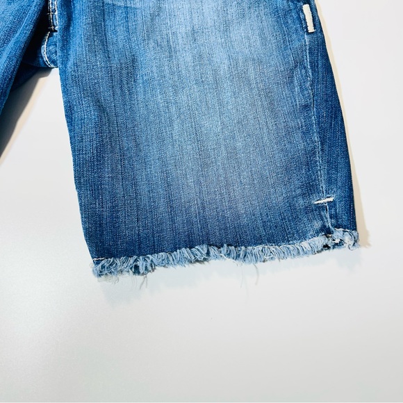 Ariat Jean shorts Bermuda shorts embroidered stretchy mid rise Women size 28 - Picture 5 of 9